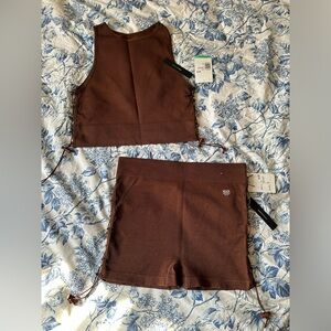 Brand New With Tags Forever21 Women’s 2-Pc Workout Set Size Large